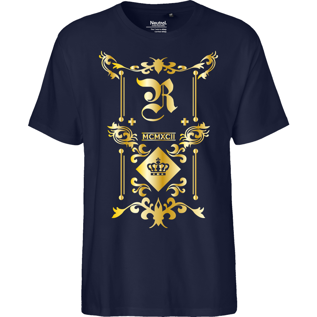 RoyaL RoyaL - Classic T-Shirt Fairtrade T-Shirt - navy