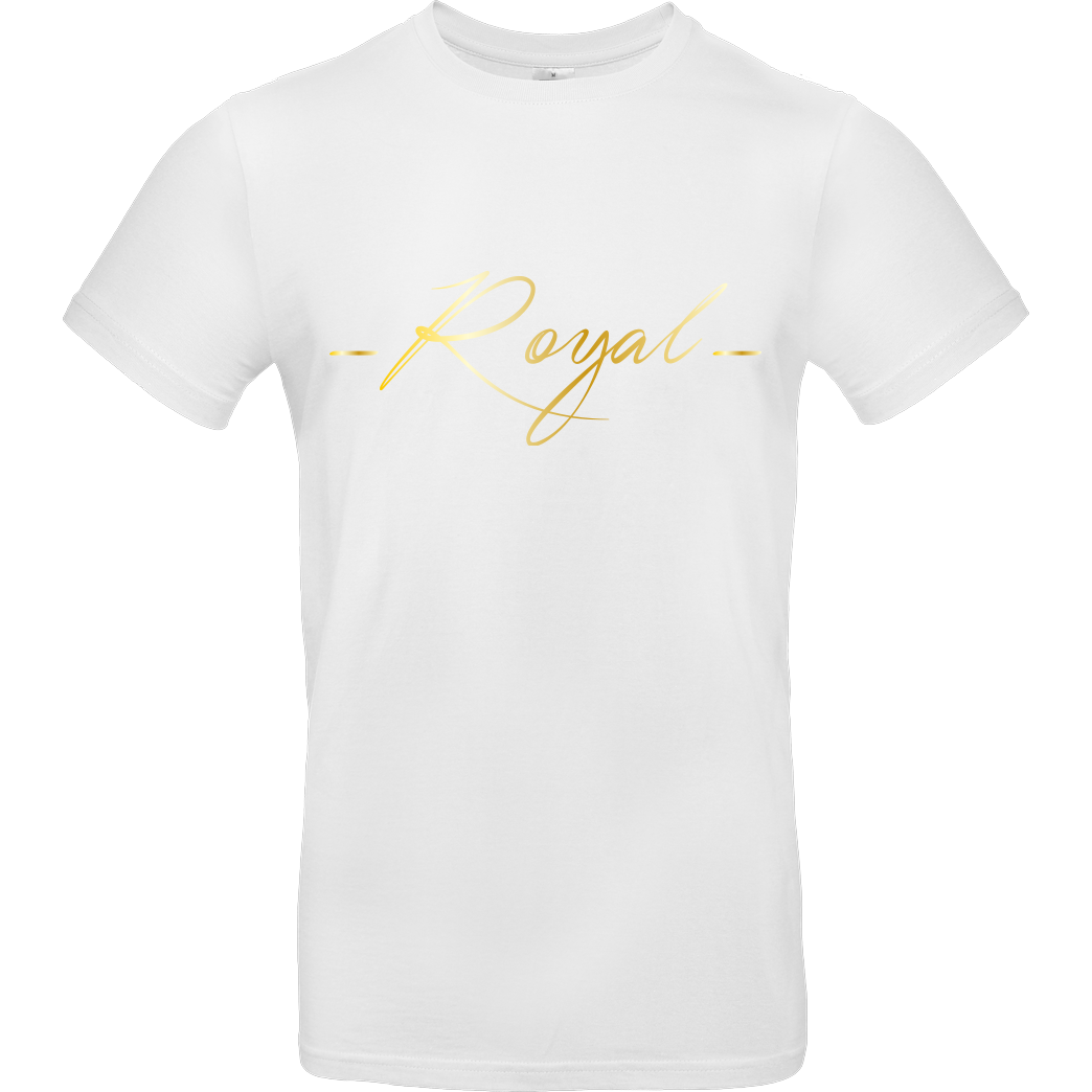 RoyaL RoyaL - King T-Shirt B&C EXACT 190 - Weiß