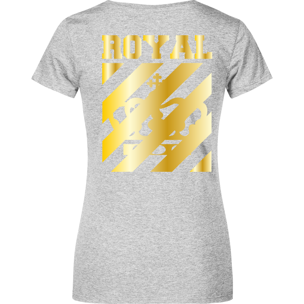 RoyaL RoyaL - King T-Shirt Damenshirt heather grey