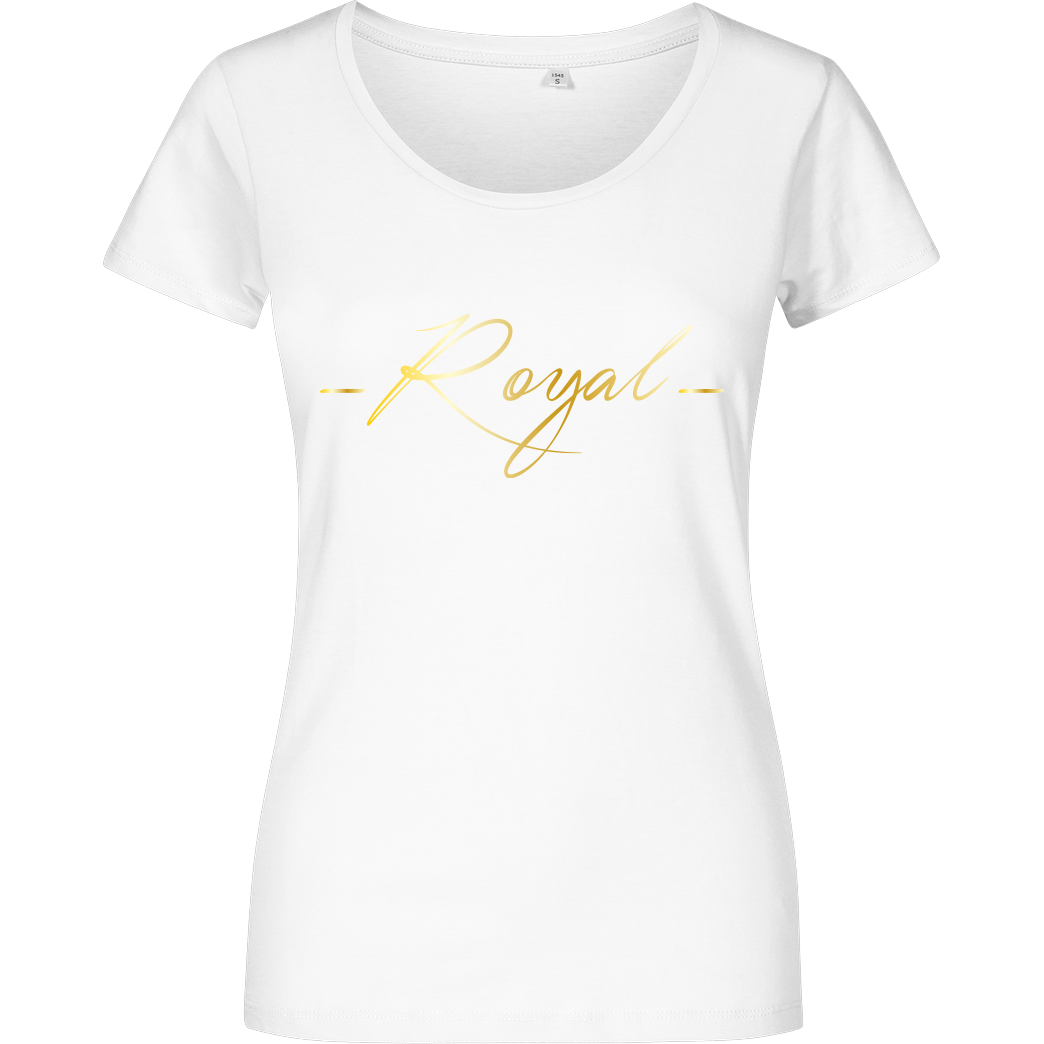 RoyaL RoyaL - King T-Shirt Damenshirt weiss