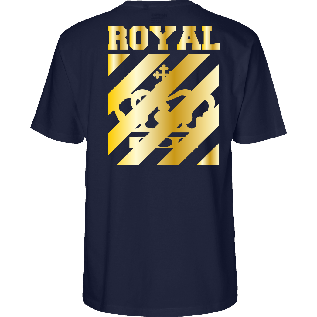 RoyaL RoyaL - King T-Shirt Fairtrade T-Shirt - navy