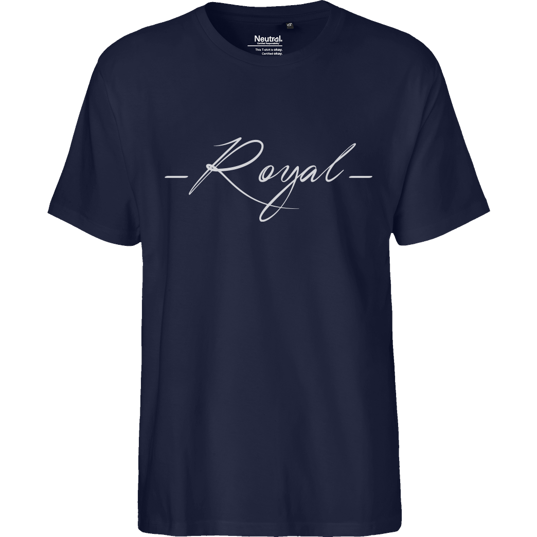 RoyaL RoyaL - King T-Shirt Fairtrade T-Shirt - navy