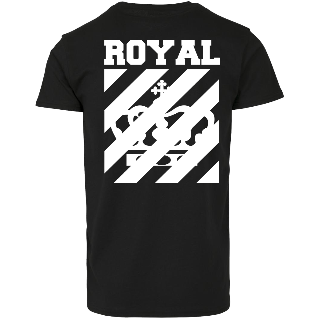 RoyaL RoyaL - King T-Shirt Hausmarke T-Shirt  - Schwarz