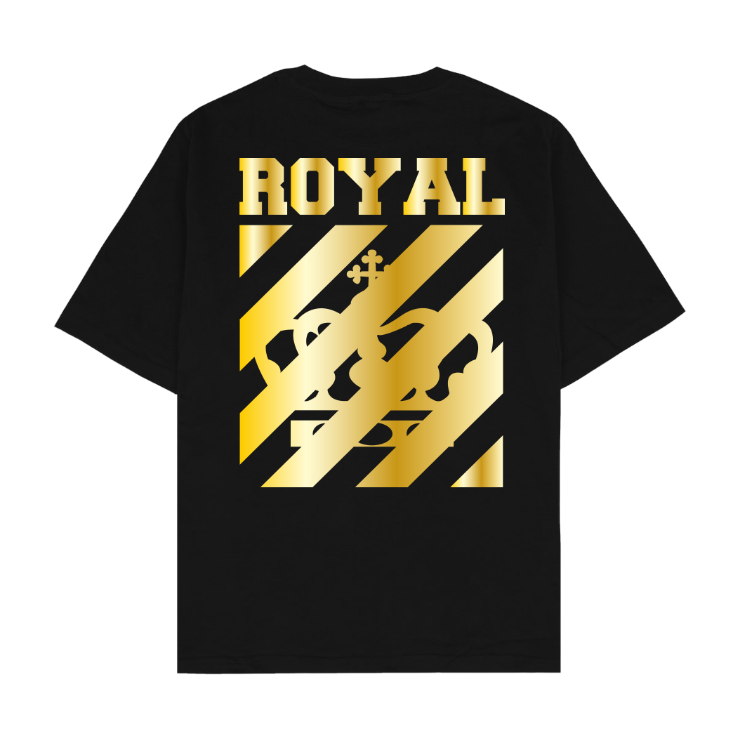 RoyaL RoyaL - King T-Shirt Oversize T-Shirt - Schwarz