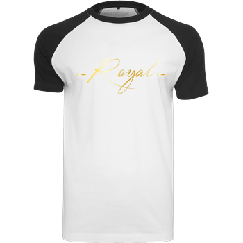 RoyaL - King Raglan-Shirt weiß