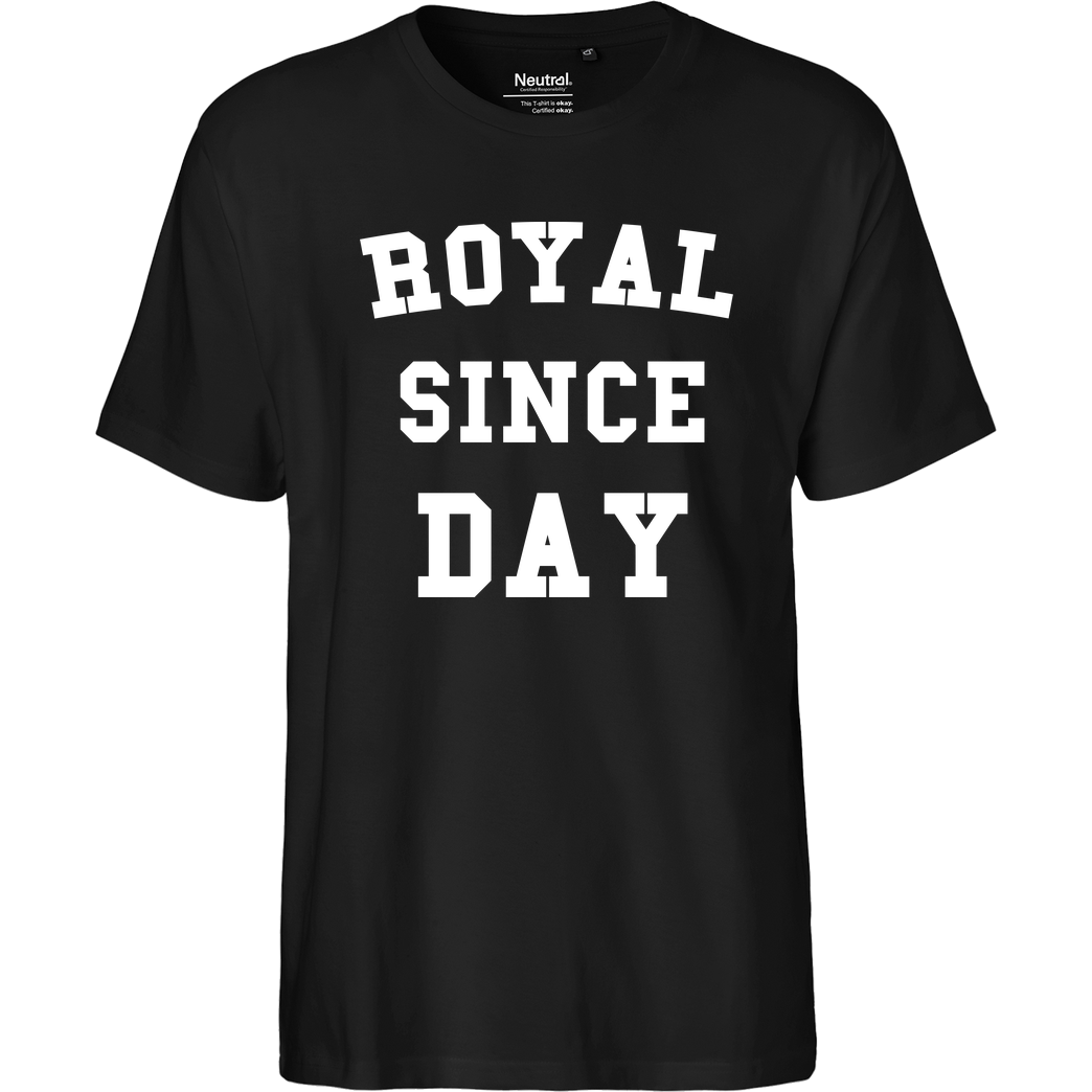 RoyaL RoyaL - RSD T-Shirt Fairtrade T-Shirt - schwarz