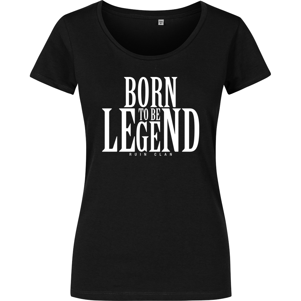 RuiN Ruin - Legend T-Shirt Damenshirt schwarz