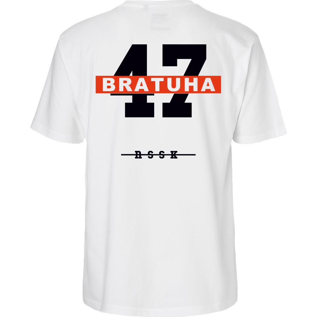 Russak Russak - Bratuha T-Shirt Fairtrade T-Shirt - weiß