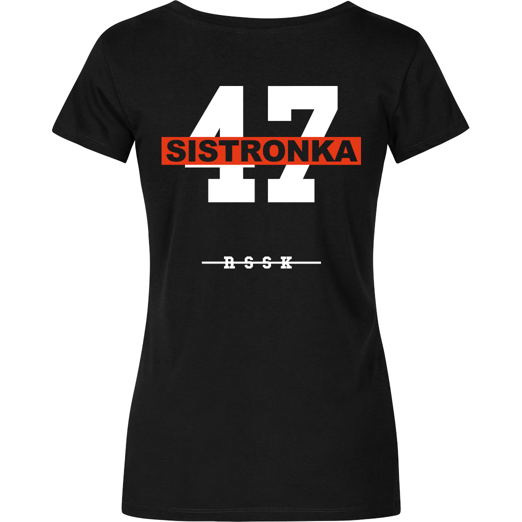 Russak Russak - Sistronka T-Shirt Damenshirt schwarz