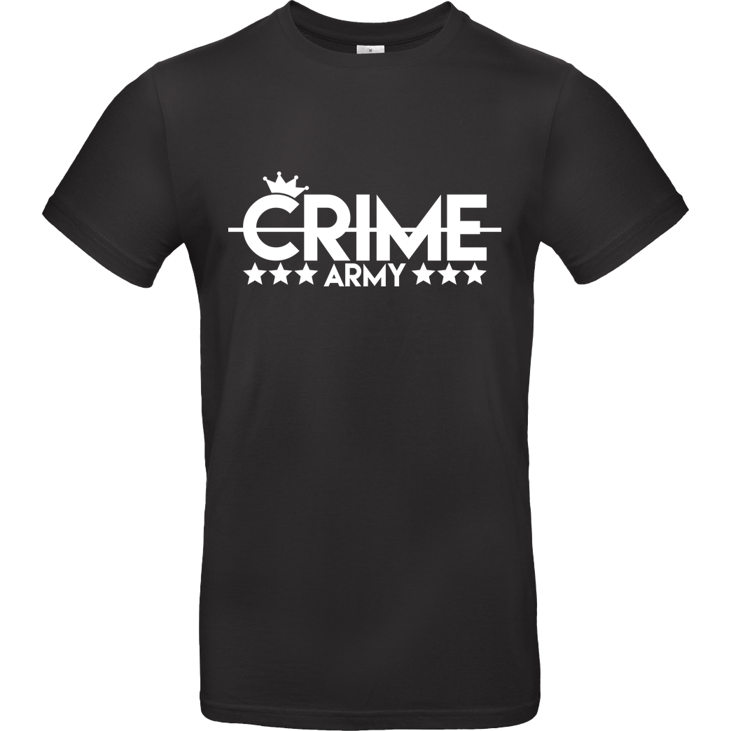 Sandro Crime SandroCrime - Crime Army T-Shirt B&C EXACT 190 - Schwarz