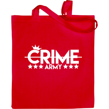 SandroCrime - Crime Army Stoffbeutel rot