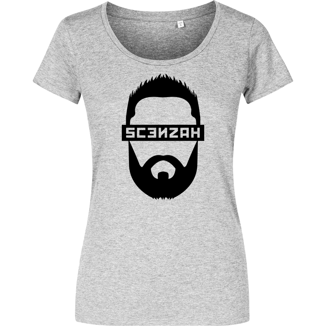 Scenzah Scenzah - Head T-Shirt Damenshirt heather grey