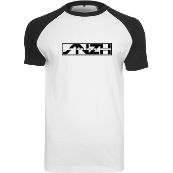 Scenzah - Logo Raglan-Shirt weiß