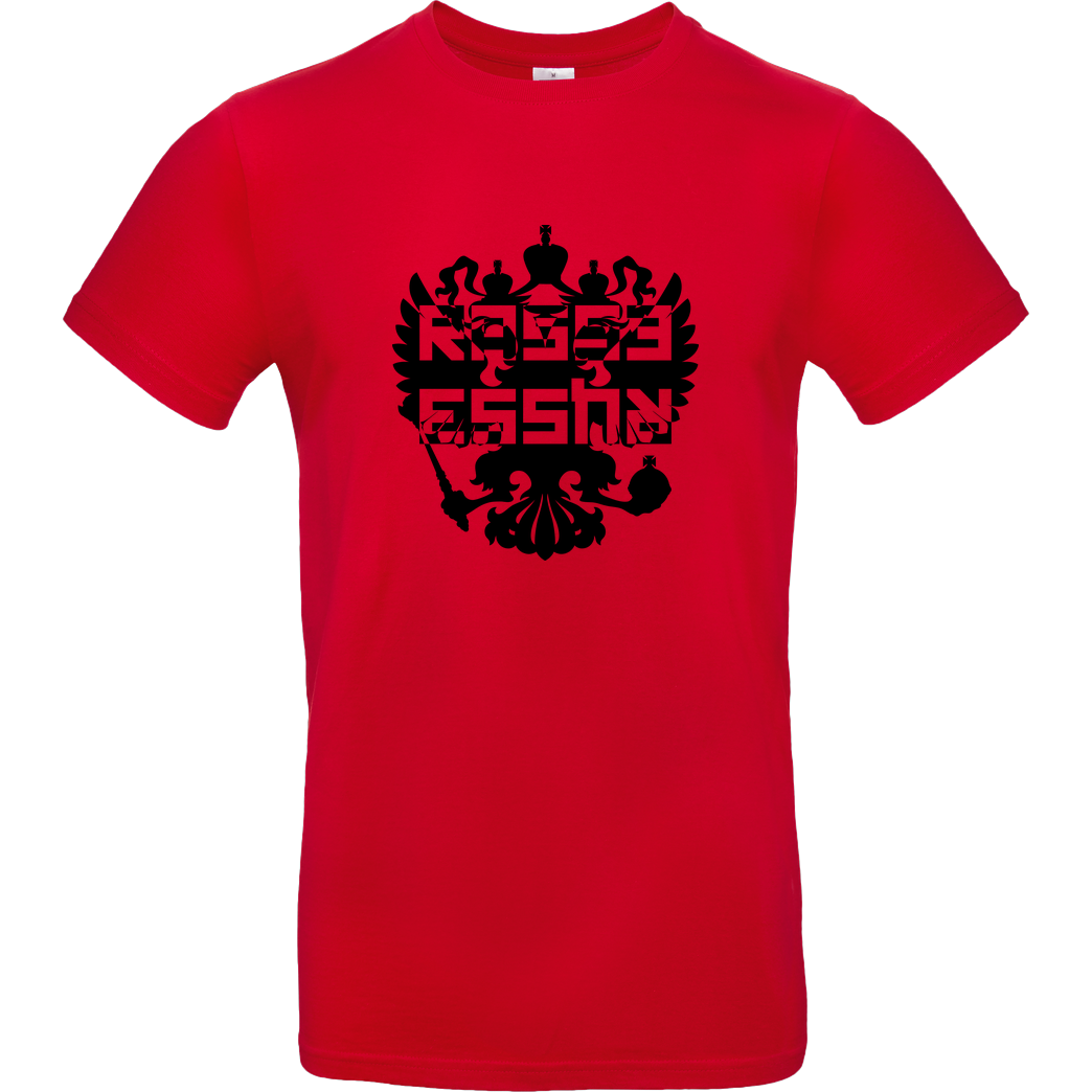 None Scenzah - Rasse Russe T-Shirt B&C EXACT 190 - Rot