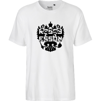 Scenzah - Rasse Russe Fairtrade T-Shirt - weiß