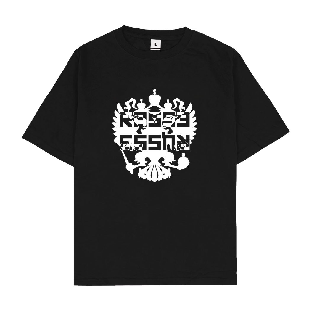 Scenzah Scenzah - Rasse Russe T-Shirt Oversize T-Shirt - Schwarz