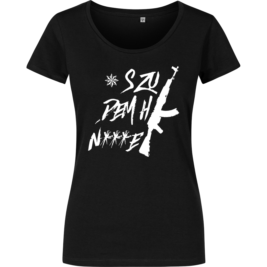 Scenzah Scenzah - SzudemH T-Shirt Damenshirt schwarz
