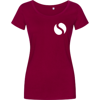 schmittywersonst - S Logo Damenshirt berry