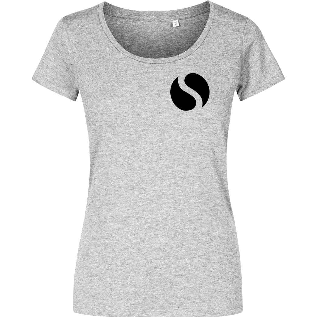 schmittywersonst schmittywersonst - S Logo T-Shirt Damenshirt heather grey