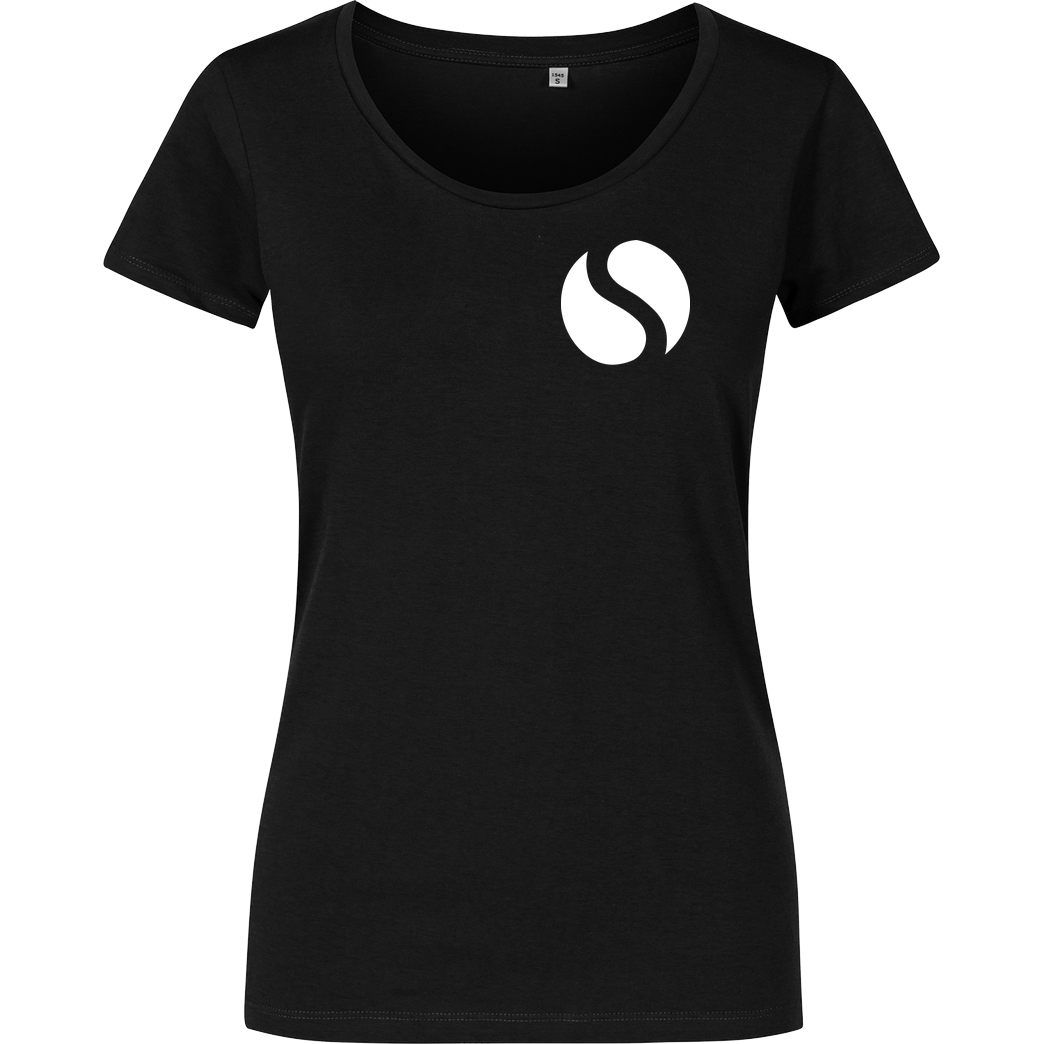 schmittywersonst schmittywersonst - S Logo T-Shirt Damenshirt schwarz