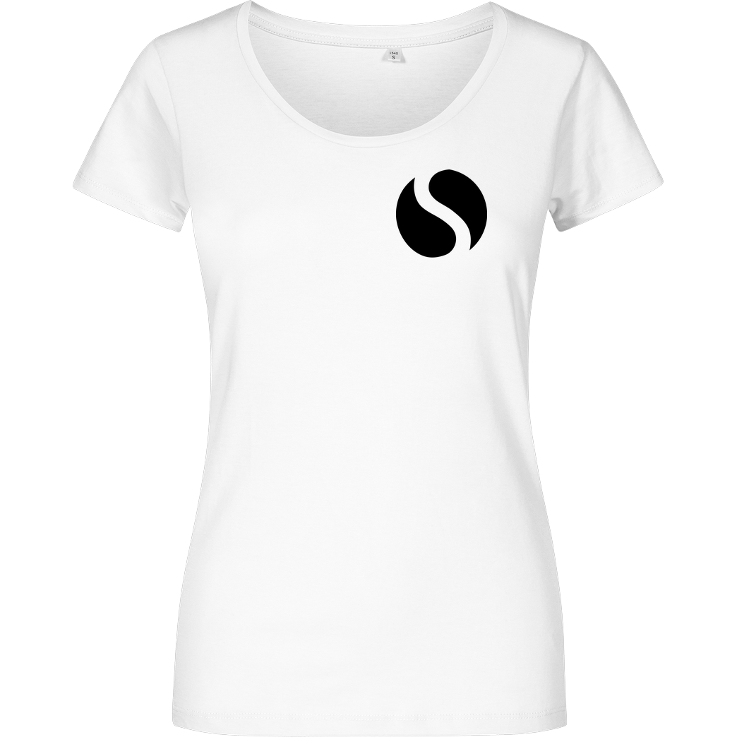 schmittywersonst schmittywersonst - S Logo T-Shirt Damenshirt weiss