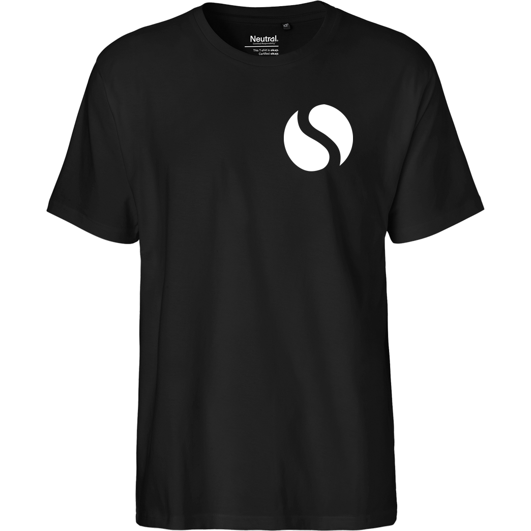 schmittywersonst schmittywersonst - S Logo T-Shirt Fairtrade T-Shirt - schwarz