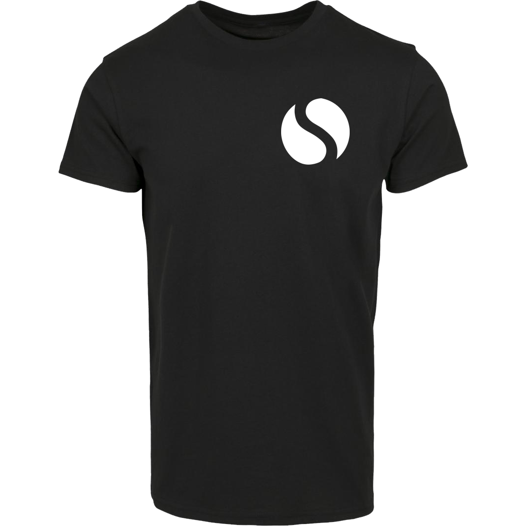 schmittywersonst schmittywersonst - S Logo T-Shirt Hausmarke T-Shirt  - Schwarz