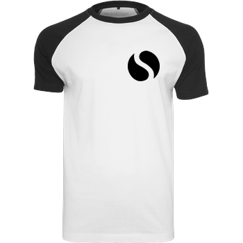 schmittywersonst - S Logo Raglan-Shirt weiß
