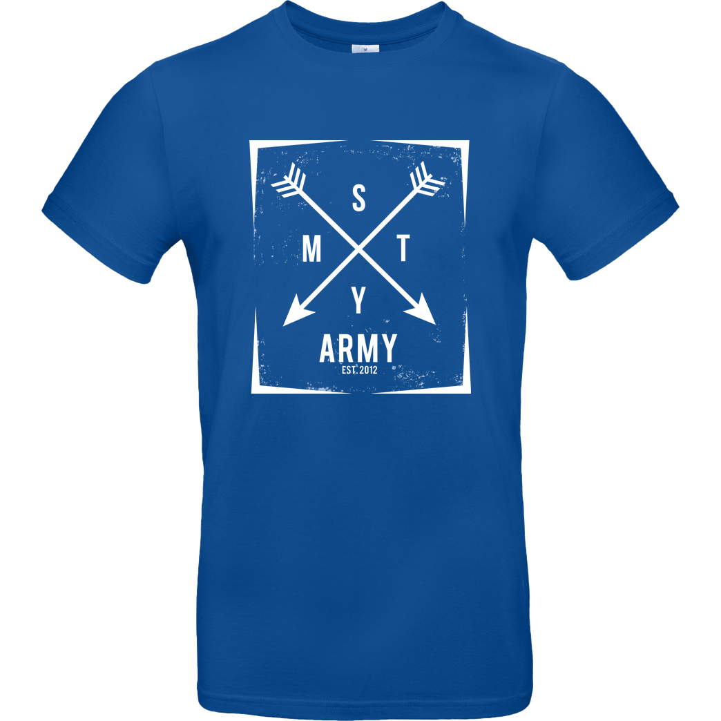 schmittywersonst schmittywersonst - SMTY Army T-Shirt B&C EXACT 190 - Royal