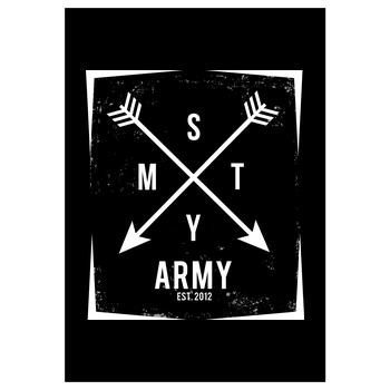 schmittywersonst - SMTY Army Kunstdruck schwarz