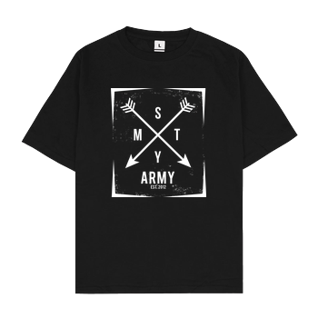 schmittywersonst - SMTY Army Oversize T-Shirt - Schwarz