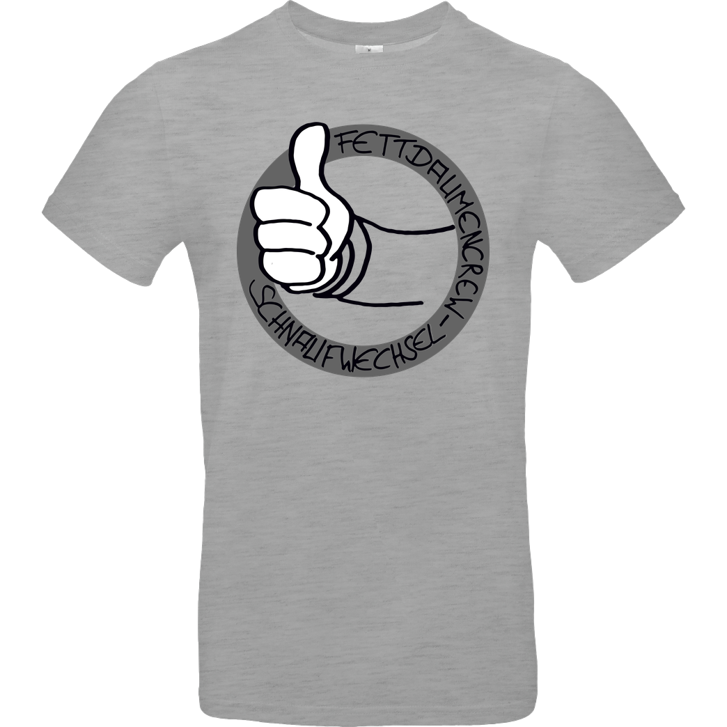 Schnaufwechsel Schnaufwechsel - Logo T-Shirt B&C EXACT 190 - heather grey