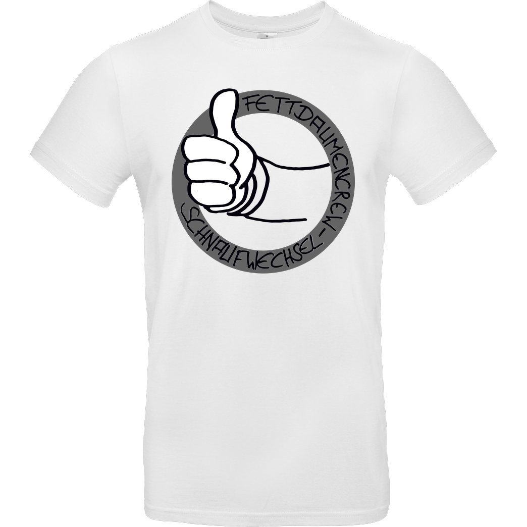 Schnaufwechsel Schnaufwechsel - Logo T-Shirt B&C EXACT 190 - Weiß