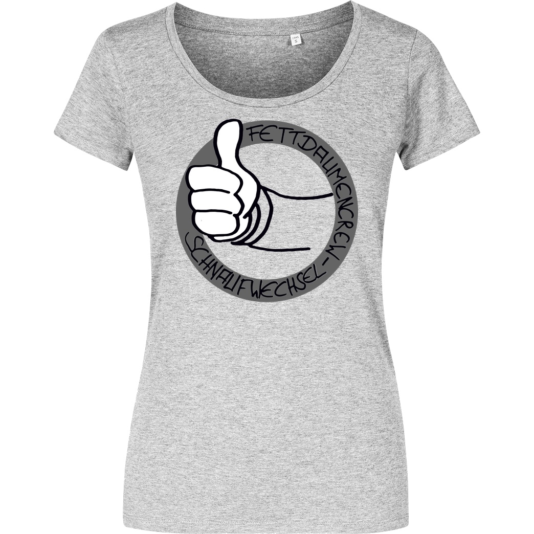 Schnaufwechsel Schnaufwechsel - Logo T-Shirt Damenshirt heather grey