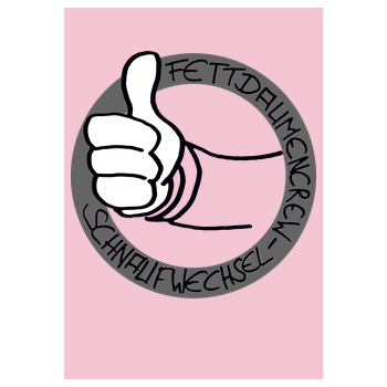 Schnaufwechsel - Logo Kunstdruck rosa