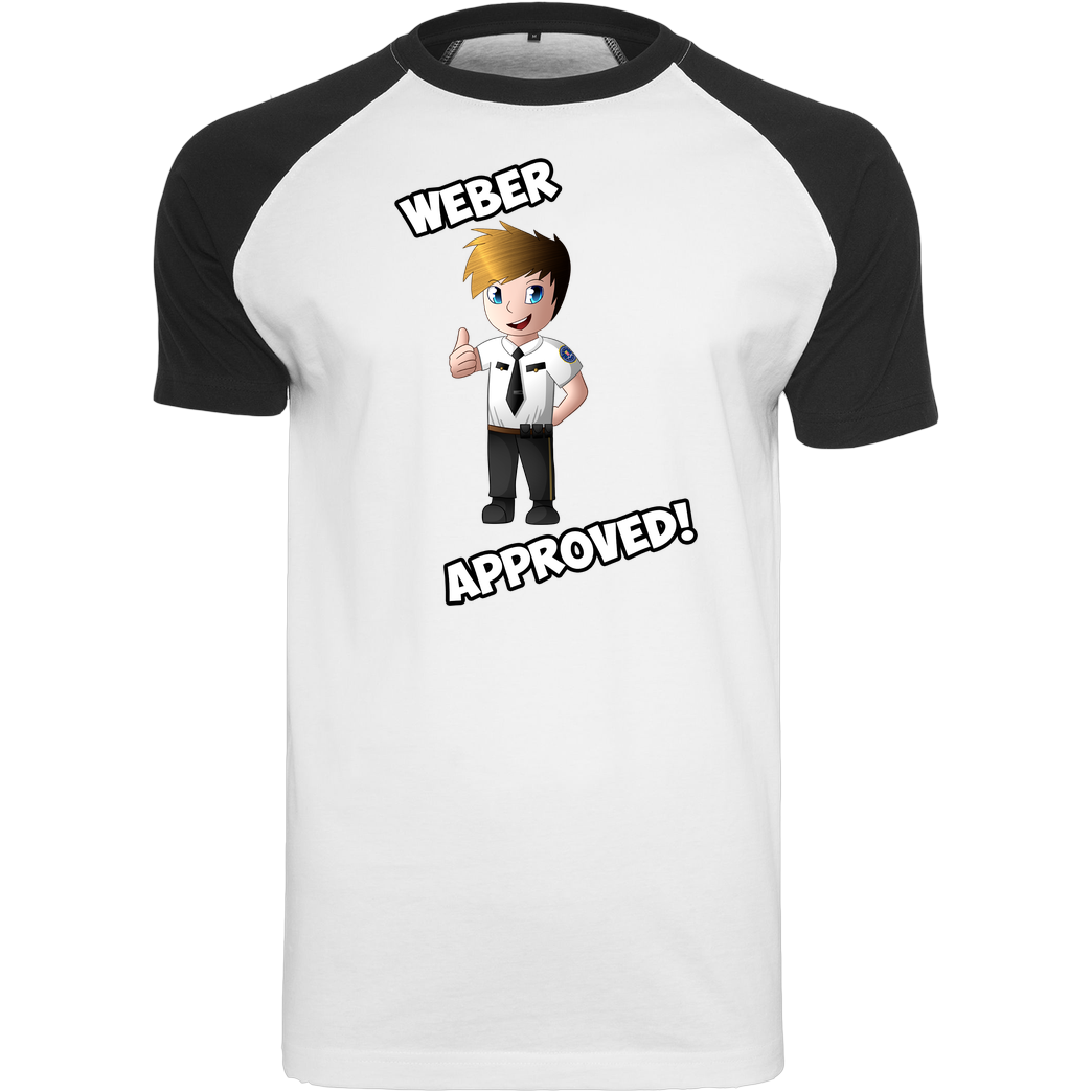 ScriptOase Script Oase - Weber approved T-Shirt Raglan-Shirt weiß