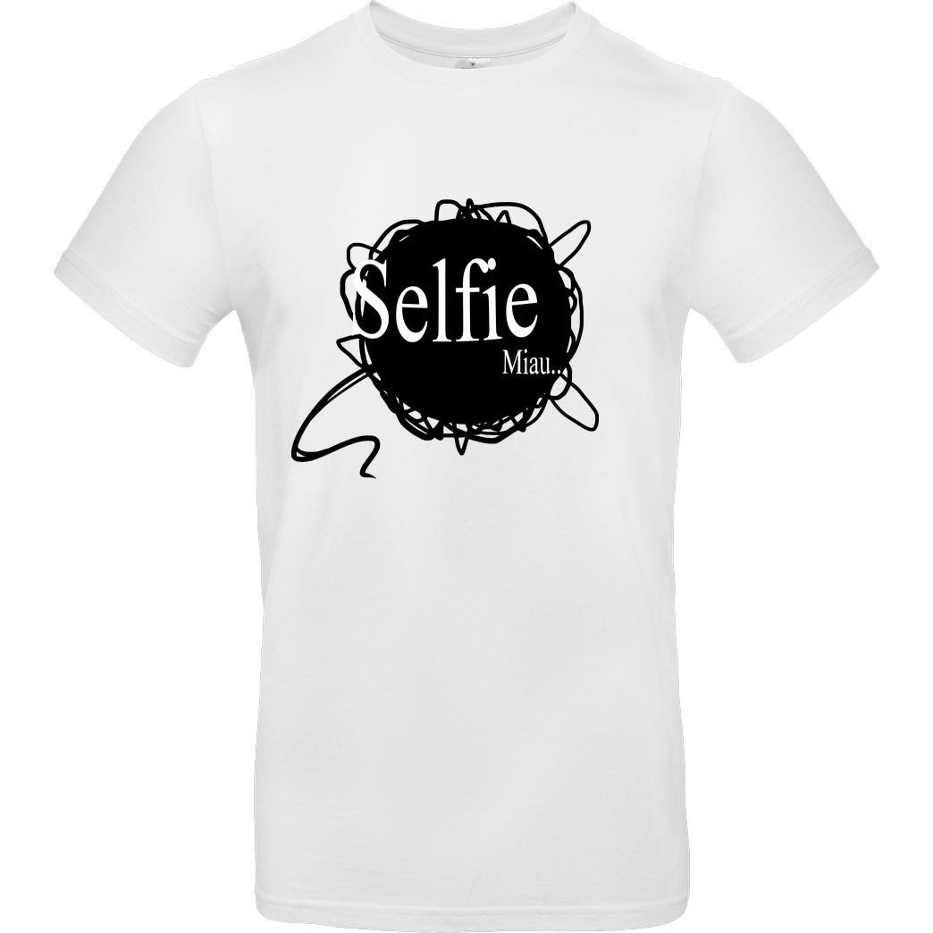 Selbstgespräch Selbstgespräch - Selfie T-Shirt B&C EXACT 190 - Weiß