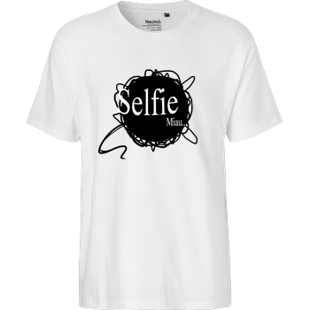 Selbstgespräch - Selfie Fairtrade T-Shirt - weiß