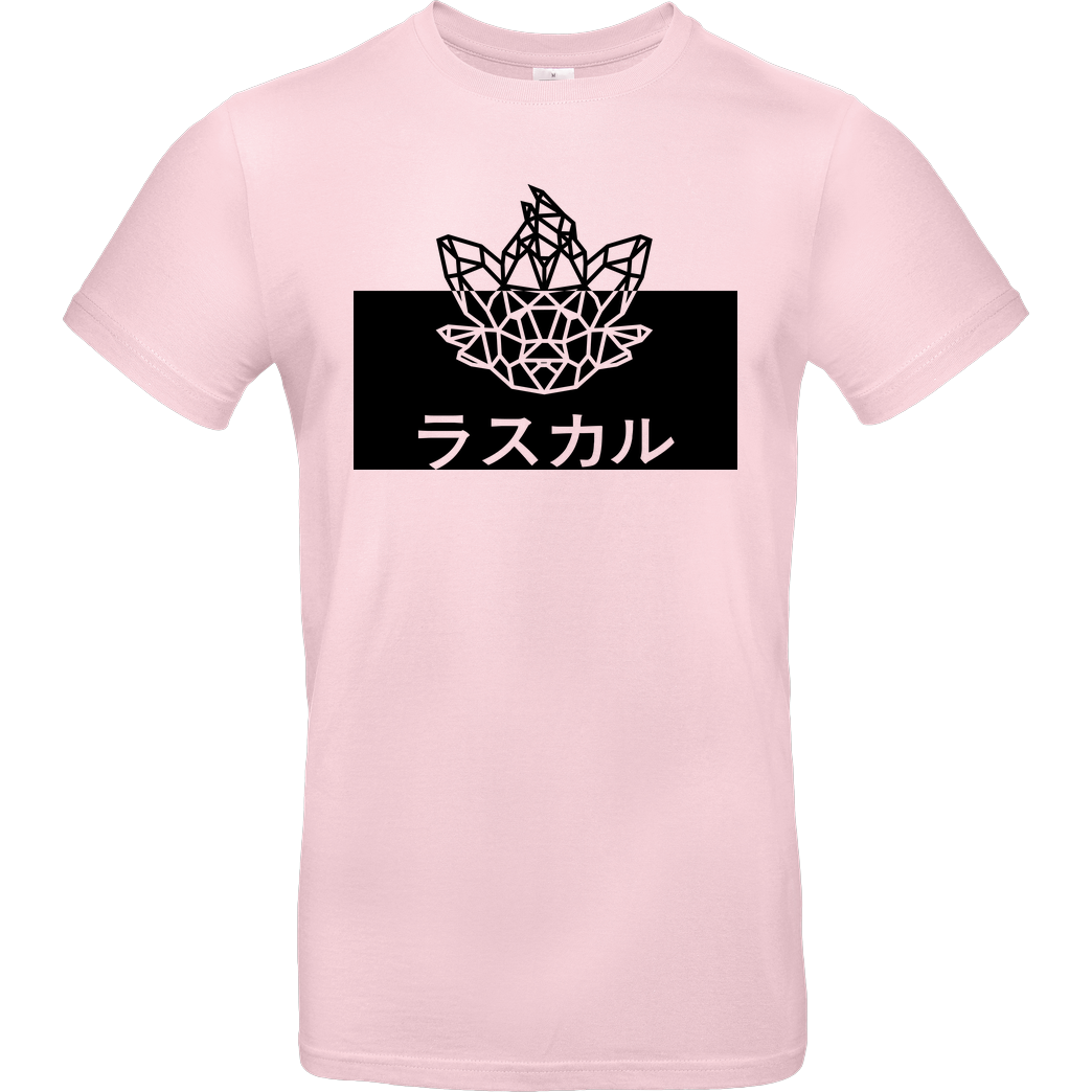 Sephiron Sephiron - Japan Schlingel Kanji & Kana T-Shirt B&C EXACT 190 - Rosa