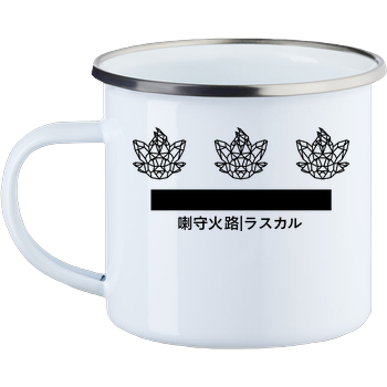 Sephiron - Japan Schlingel Stripe Emaille Tasse