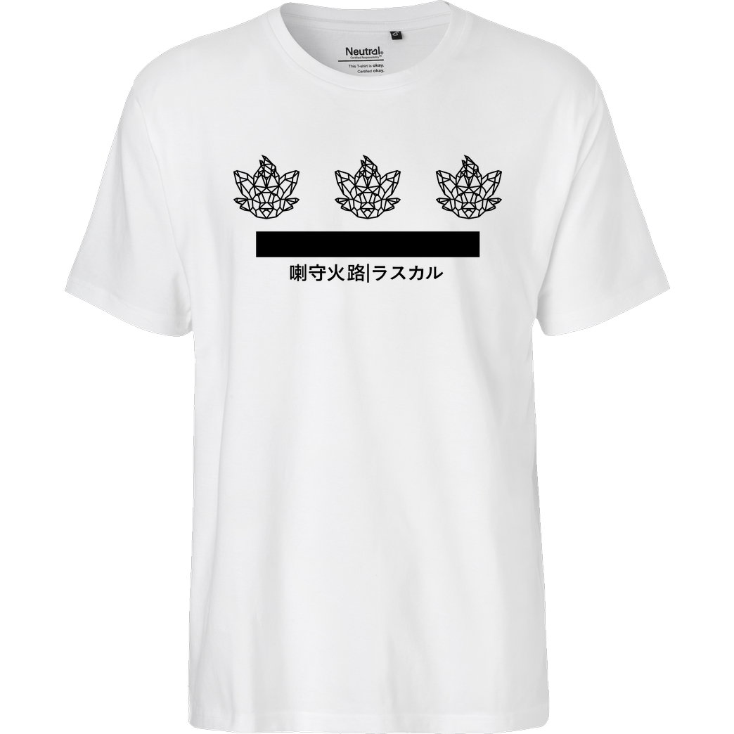 Sephiron Sephiron - Japan Schlingel Stripe T-Shirt Fairtrade T-Shirt - weiß
