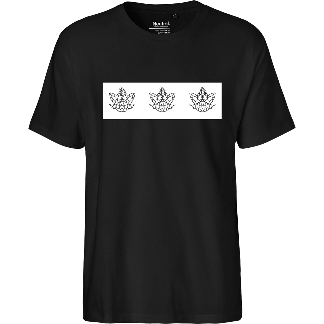 Sephiron Sephiron - Polygon Square T-Shirt Fairtrade T-Shirt - schwarz