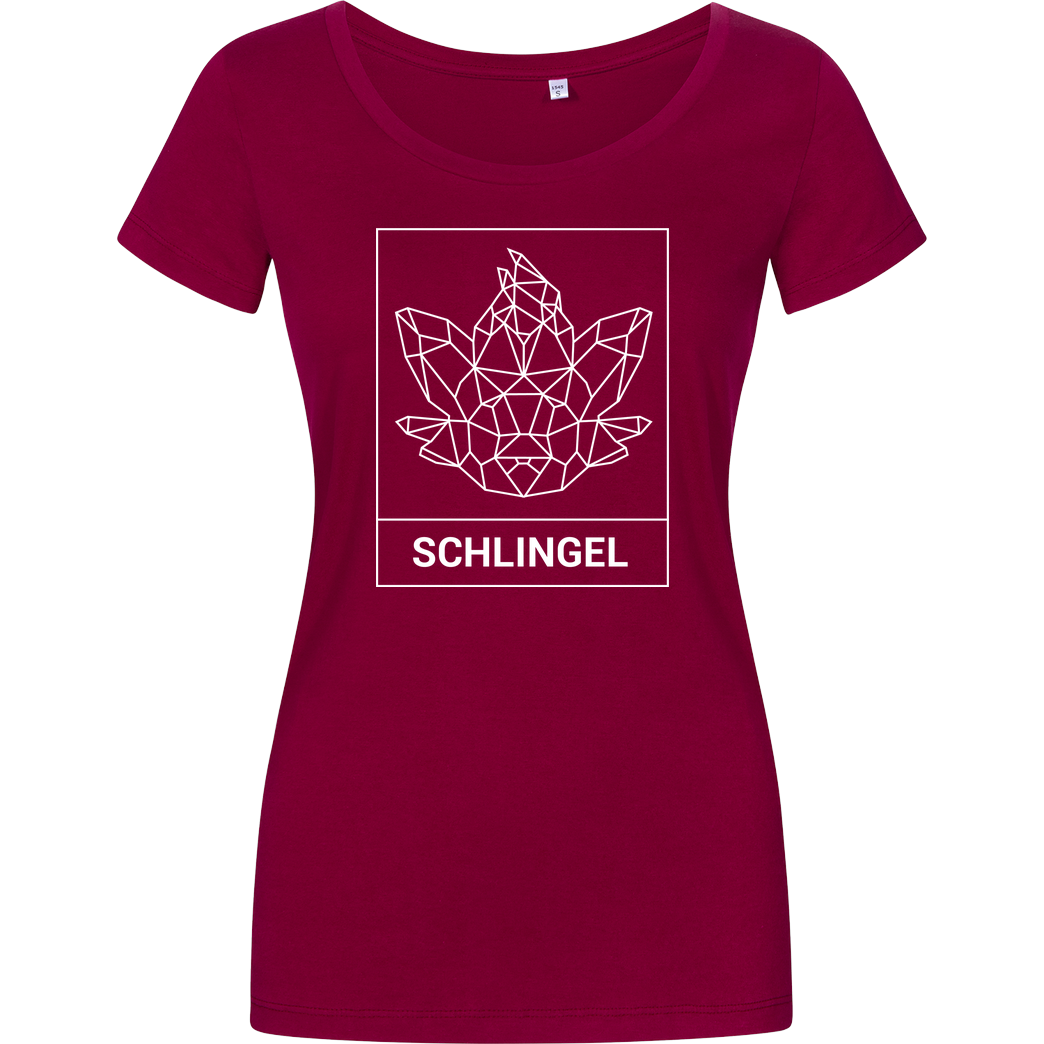 Sephiron Sephiron - Schlingel Kasten T-Shirt Damenshirt berry