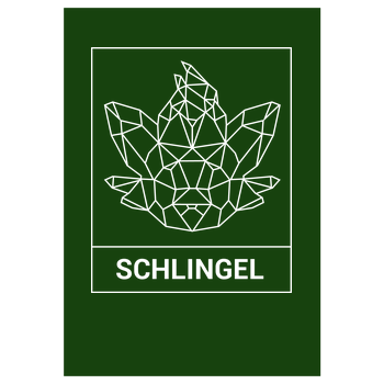Sephiron - Schlingel Kasten Kunstdruck grün