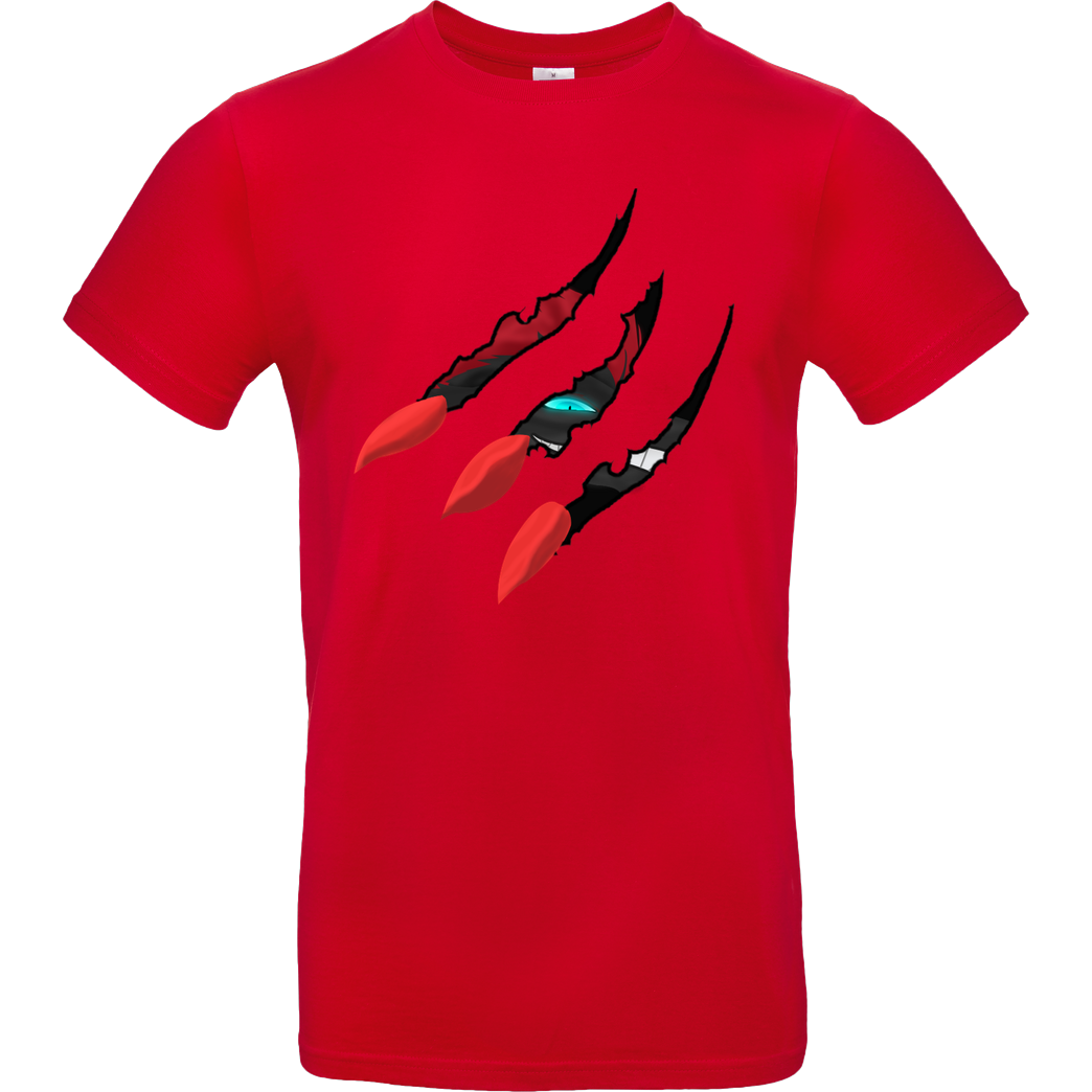 Sephiron Sephiron - Schlingel Klaue T-Shirt B&C EXACT 190 - Rot