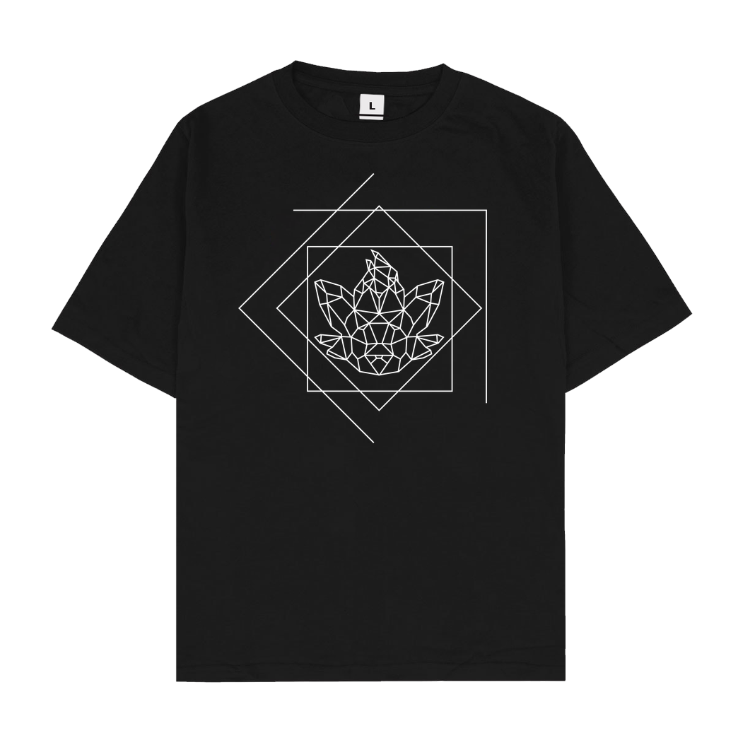Sephiron Sephiron - Schlingel Lines T-Shirt Oversize T-Shirt - Schwarz
