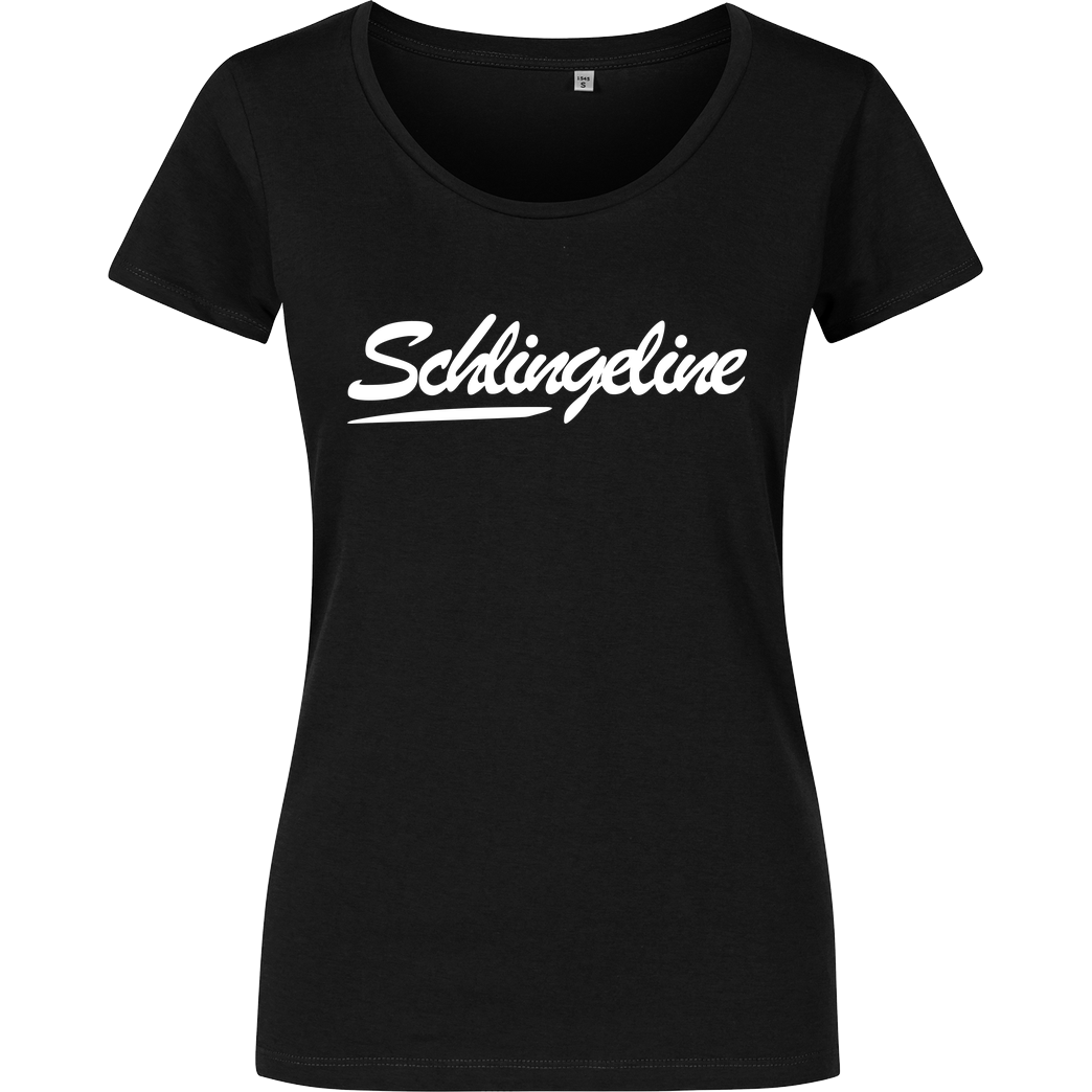 Sephiron Sephiron - Schlingeline T-Shirt Damenshirt schwarz