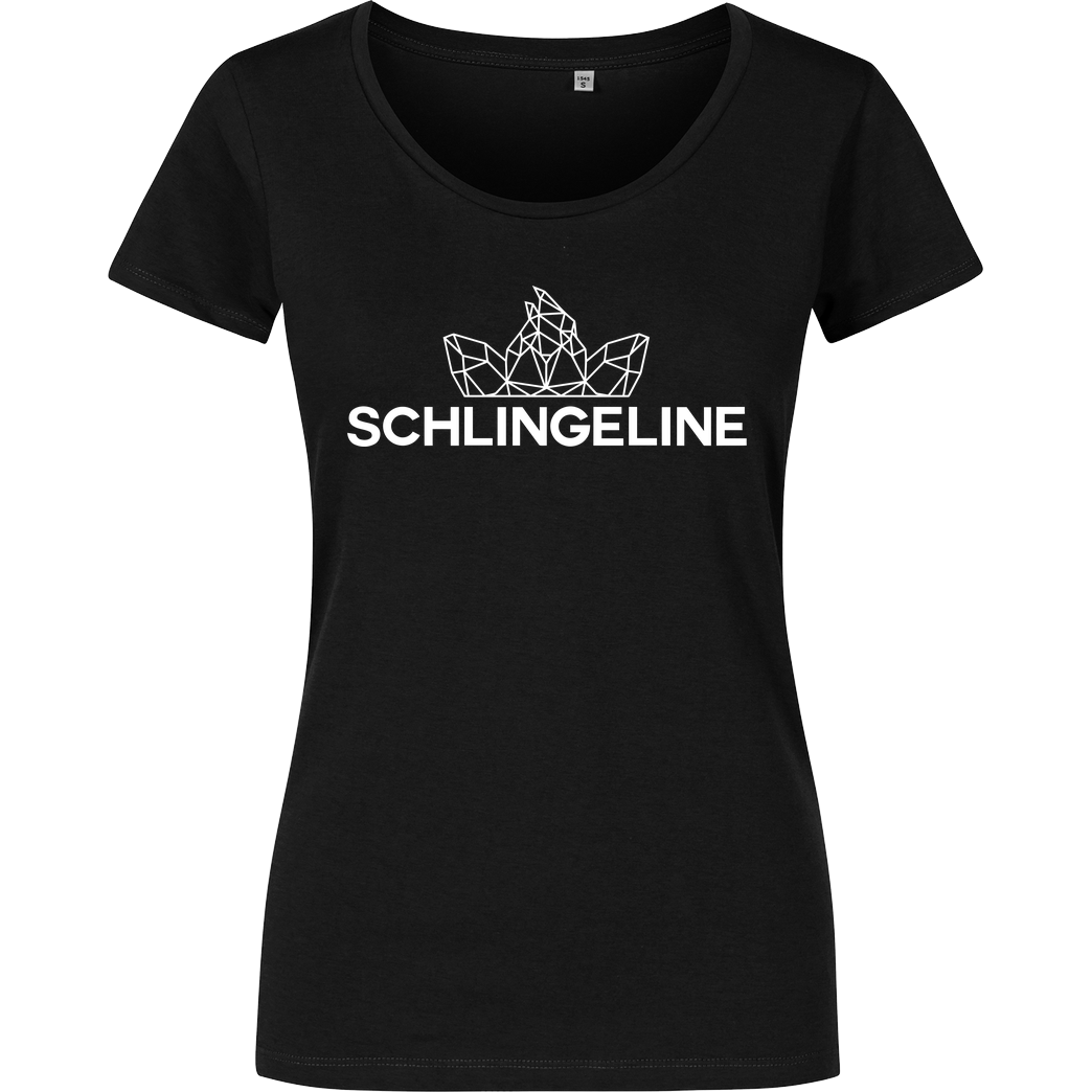 Sephiron Sephiron - Schlingeline Polygon T-Shirt Damenshirt schwarz