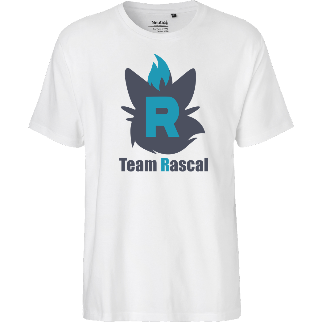 Sephiron Sephiron - Team Rascal T-Shirt Fairtrade T-Shirt - weiß