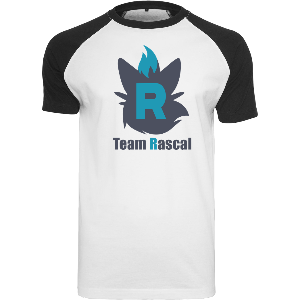 Sephiron Sephiron - Team Rascal T-Shirt Raglan-Shirt weiß